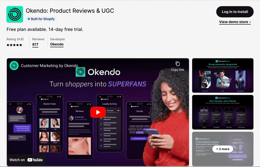 Okendo and LTV.ai loyalty app pairing representing customer retention tools for large scale ecommerce