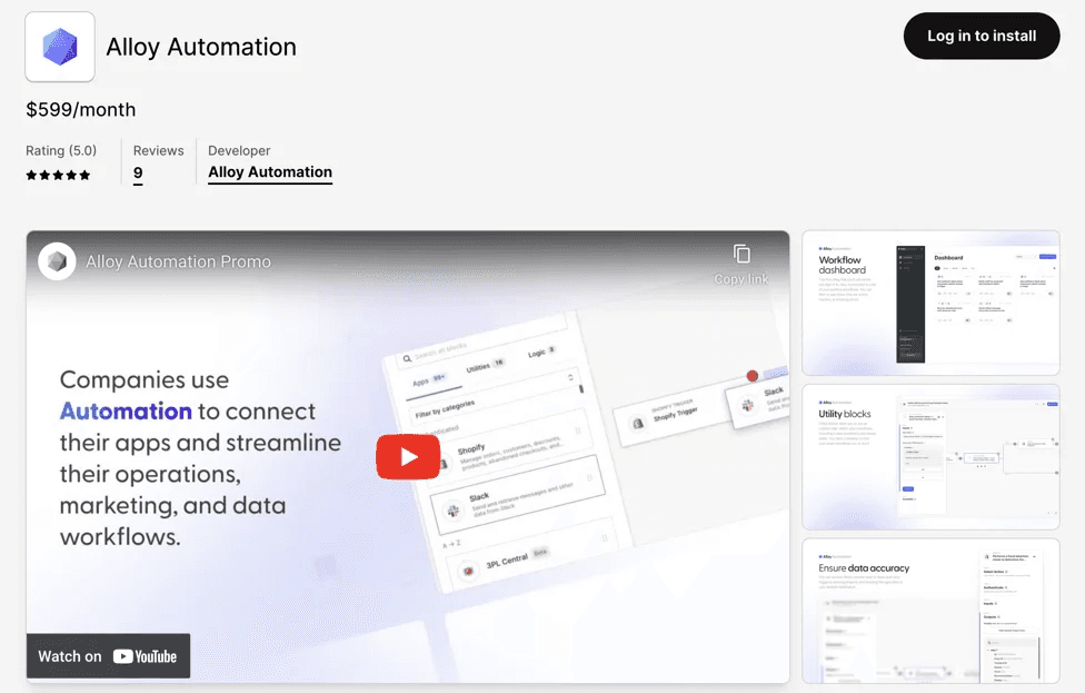 Alloy Automation app icon representing automated workflows that cut repetitive ecommerce operations tasks