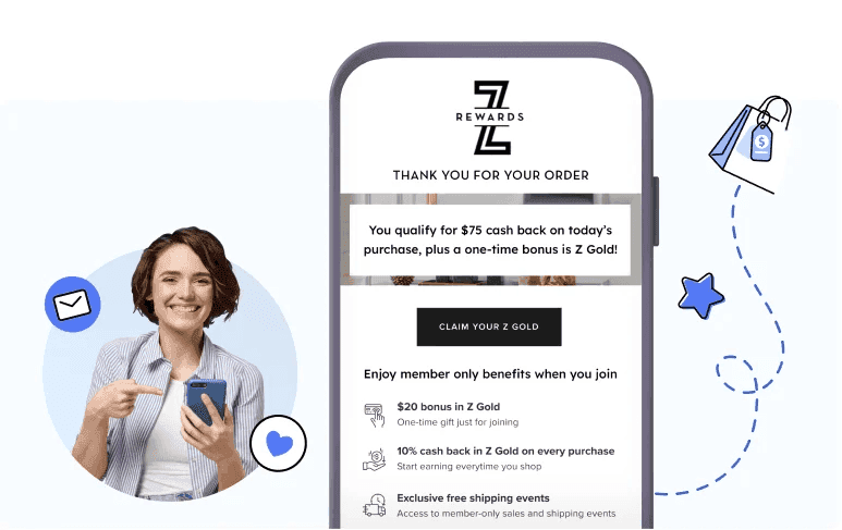 Paid loyalty program concept giving ecommerce customers an incentive to stay loyal amid competition