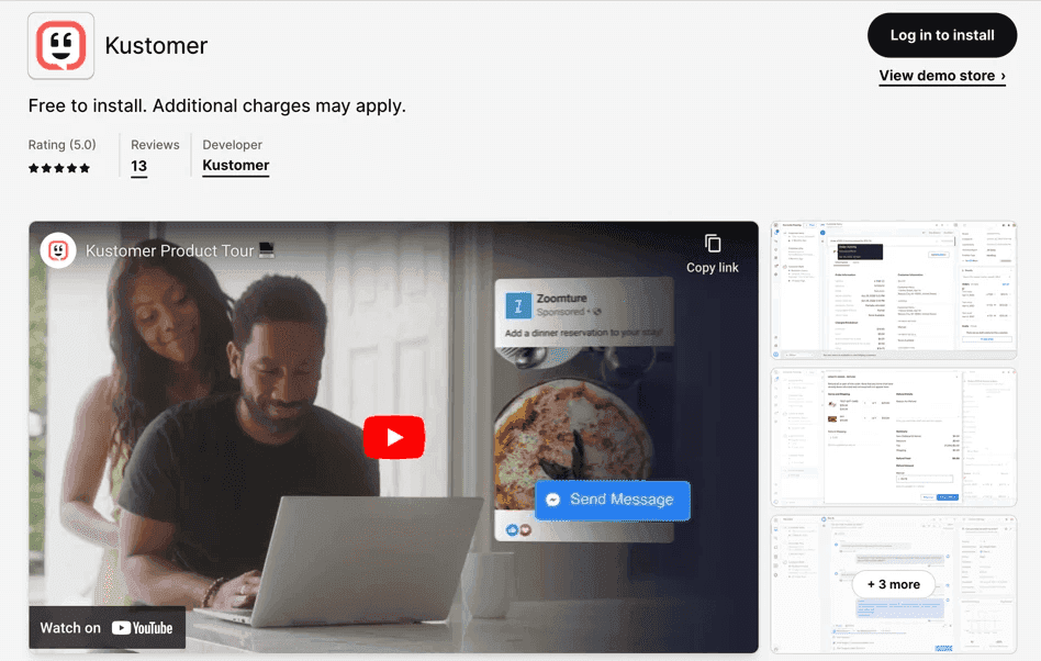 Kustomer customer service app icon representing streamlined support operations for scaling ecommerce brands