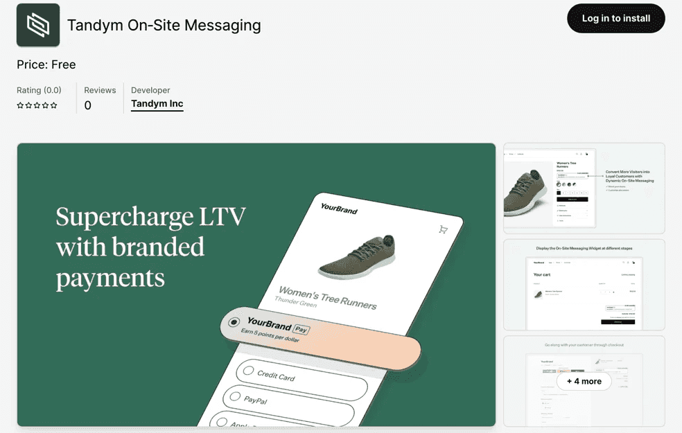 Tandym branded payments app icon representing a seamless checkout experience that builds customer trust