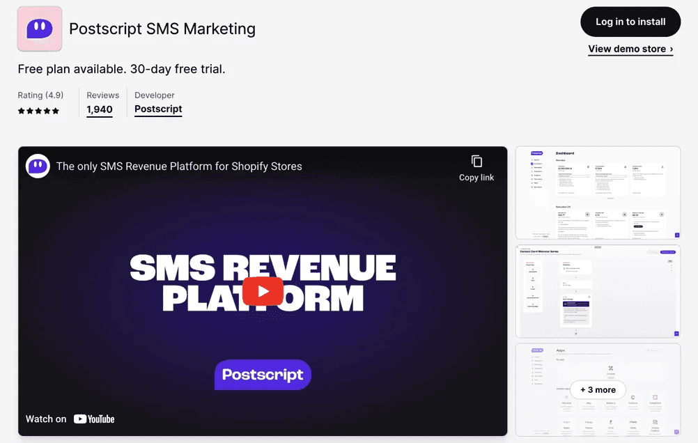 Postscript SMS marketing app icon representing compliant opt-ins and high text message open rates