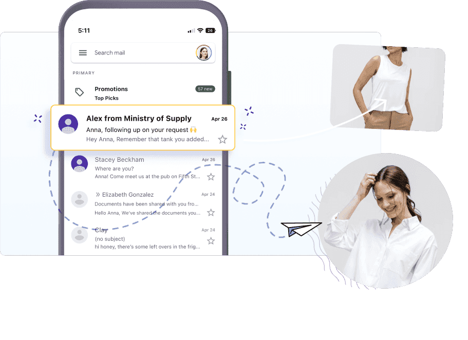 AI analyzing customer data patterns to build targeted, segmented email campaigns