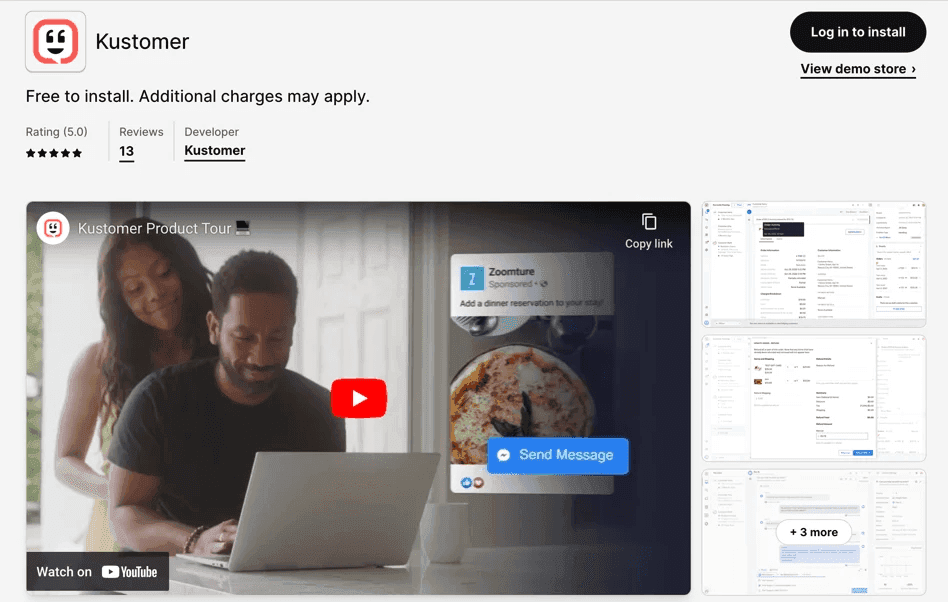 Kustomer customer service app icon representing streamlined support operations for scaling ecommerce brands