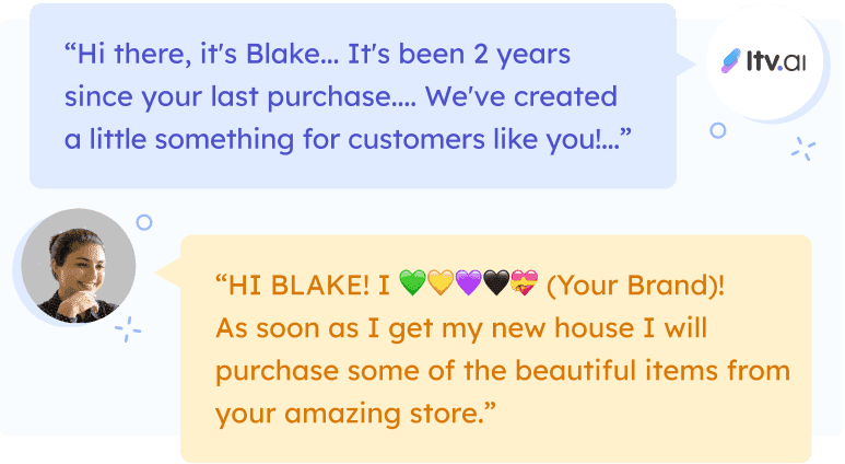 Win-back SMS campaign rekindling engagement with lapsed customers through personalized re-engagement messaging